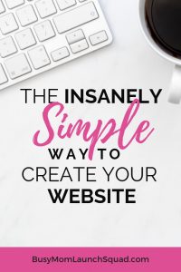 Learn the simple way to create your WordPress website in just 5 steps. Get your website for your at home business up and running today, even if you're working from home with kids. The perfect guide for mompreneurs looking to DIY their website. #momboss #webdesign #website