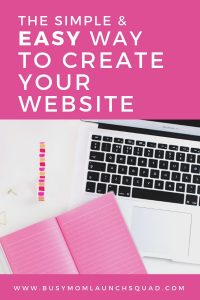 Design a WordPress website in 5 easy steps. Learn how you can DIY your website today as a work at home mom. #mombiz #wordpress #diywebsite
